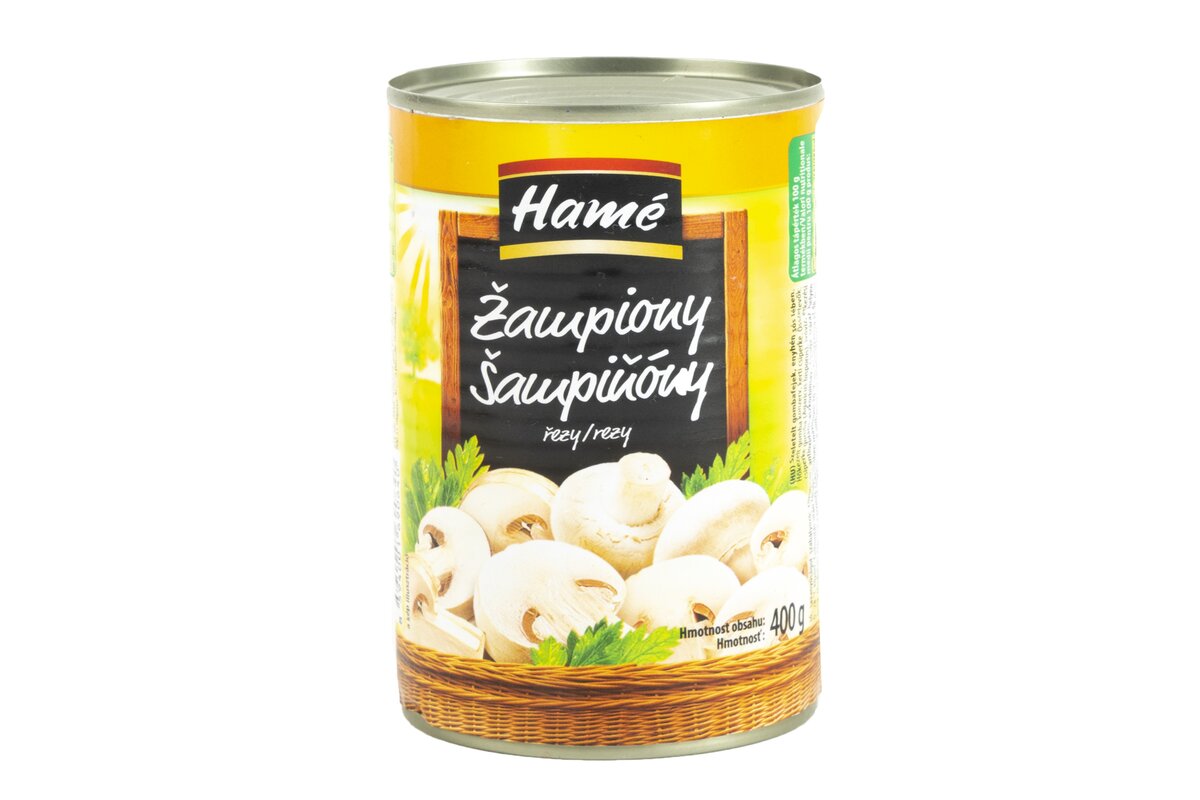 Šampiňóny sterilizované 400 g 10-6